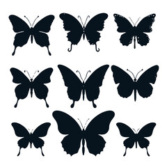 butterfly silhouette, butterfly svg, butterfly png, butterfly illustration, butterfly clipart, butterfly, insect, wing, nature, animal, fly, beauty, wings, swallowtail, yellow, vector, macro, summer, 