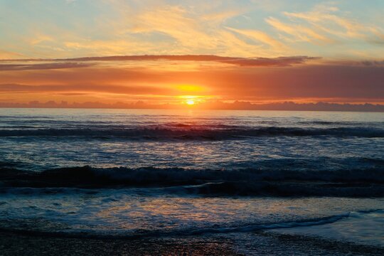 Sunset at Greymouth
