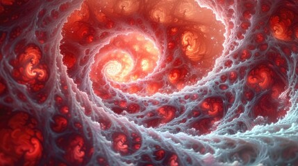 Captivating 3D Fractal with Smooth Color Transition. A Visual Masterpiece