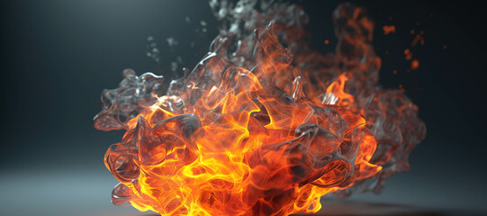 elemental explosion, fire, smoke 5