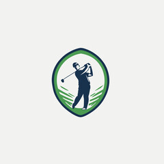 Golf Logo Design EPS Format Very Cool