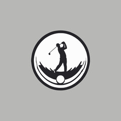 Golf Logo Design EPS Format Very Cool