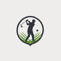 Golf Logo Design EPS Format Very Cool