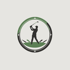 Golf Logo Design EPS Format Very Cool