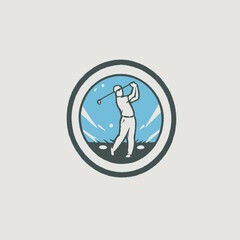 Golf Logo Design EPS Format Very Cool