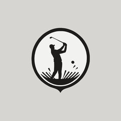 Golf Logo Design EPS Format Very Cool