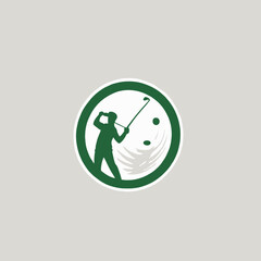 Golf Logo Design EPS Format Very Cool
