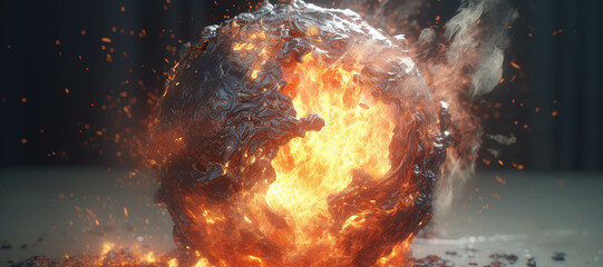 energy fireball explosion, elemental 9