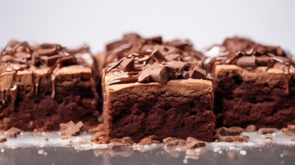 Professional food photography of Brownies