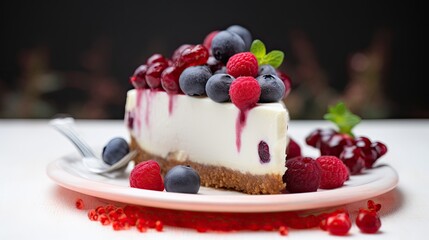 Professional food photography of Cheesecake