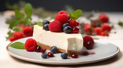 Professional food photography of Cheesecake