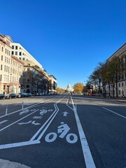 Route to capitol Washington DC 