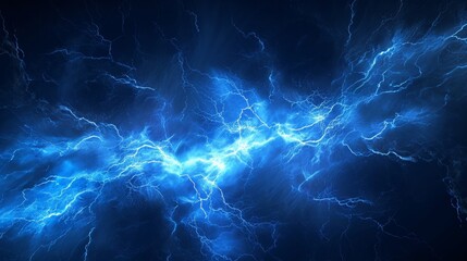 Fototapeta na wymiar Abstract representation of a lightning storm background