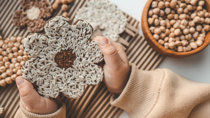 Idea for children's sensory creativity at home