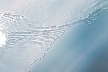 blue wave abstract or rippled water texture background