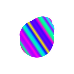 A simple cut out transparent cloud shape design element.