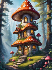 Fototapeta premium fairy tale house