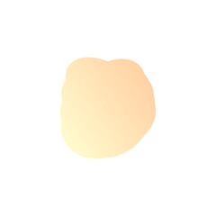 A simple cut out transparent cloud shape design element.