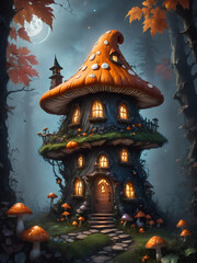 Fototapeta premium fairy tale house