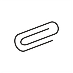 paper clip vector icon line template