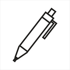 pen vector icon line template