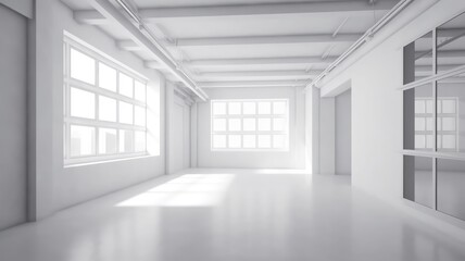Fototapeta premium designer and minimal empty living room with modern interior