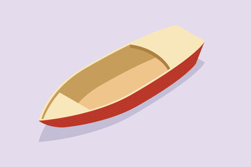 Sea transportation concept. Colored flat vector illustration isolated.