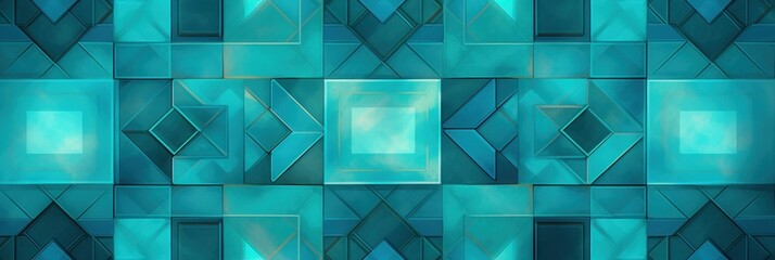 Cyan tiles, seamless pattern, SNES style