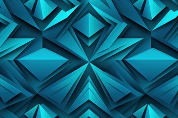 Cyan undirectional pattern