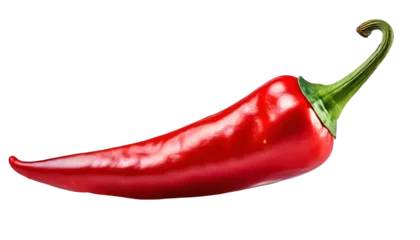 Fototapete Rund One hot chili pepper © Marinnai