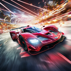 red sport car wallpaper