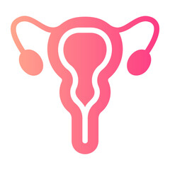 uterus gradient icon