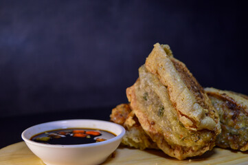 Close up shot of traditional Javanese food 