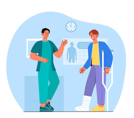 Doctors appointment vector concept