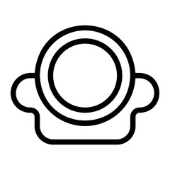 sponge line icon