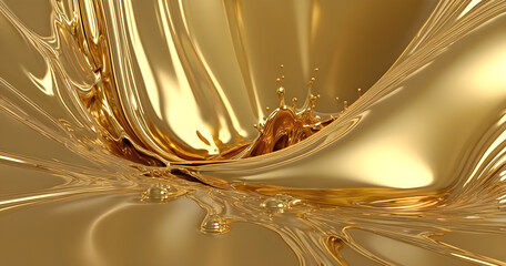 abstract gold silver liquid explosion texture background