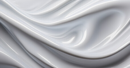 White simple liquid texture. abstract background.