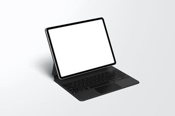 Realistic Tablet Screen Mockup