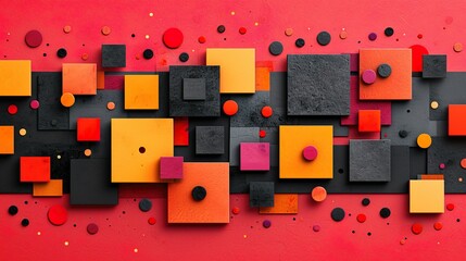 Dynamic 3D Abstraction: A Futuristic Business Background