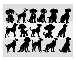 Dog Breeds SVG, Dog Svg, Dog Silhouette, Puppy Svg, Dog Breed Silhoette Clipart, Dog Png, Puppy Png, Puppy Clipart, Dog Svg Bundle, Dog image Svg, Cut Files, pet, 