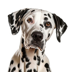 Dalmatian Dog isolated on Transparent Background