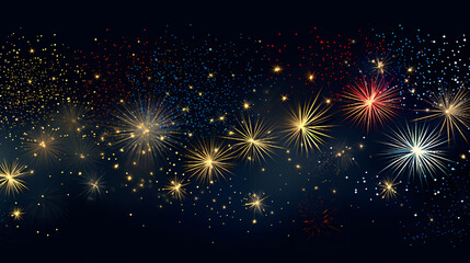Fireworks background for celebration, holiday celebration concept