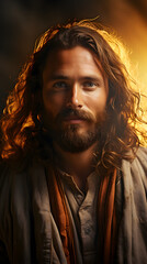 Cinematic Jesus Christ, Against the background of fire