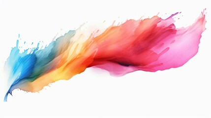 Obraz premium Water colour Brush Stroke Ai Generative