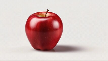 red apple isolated 