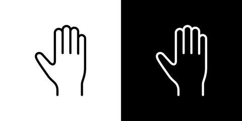 シンプルなネイルサロンアイコン