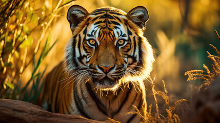 Bengal Tiger Majesty: A Glimpse into Wildlife Conservation in Action
