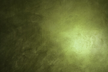 Green stucco wall 