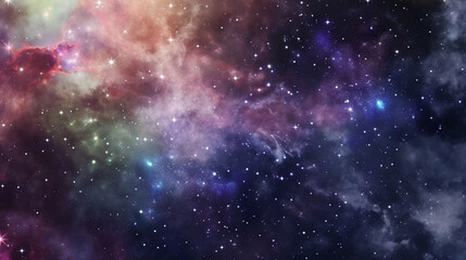 Realistic Stars dance. Background with Star and Space content. Space Background With Nebula And Stars. 