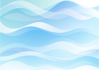 曲線　流線　波　和　ブルー　イメージ　背景